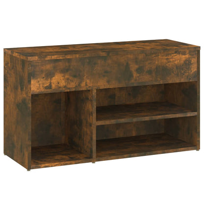 Scarpiera Rovere Fumo 80x30x45 cm in Legno Multistrato - homemem39