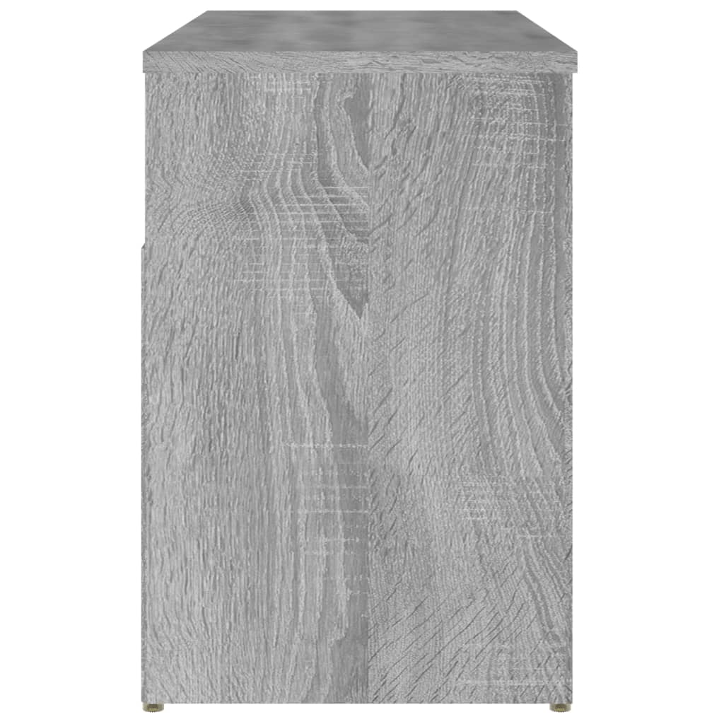 Scarpiera Grigio Sonoma 80x30x45 cm in Legno Multistrato - homemem39