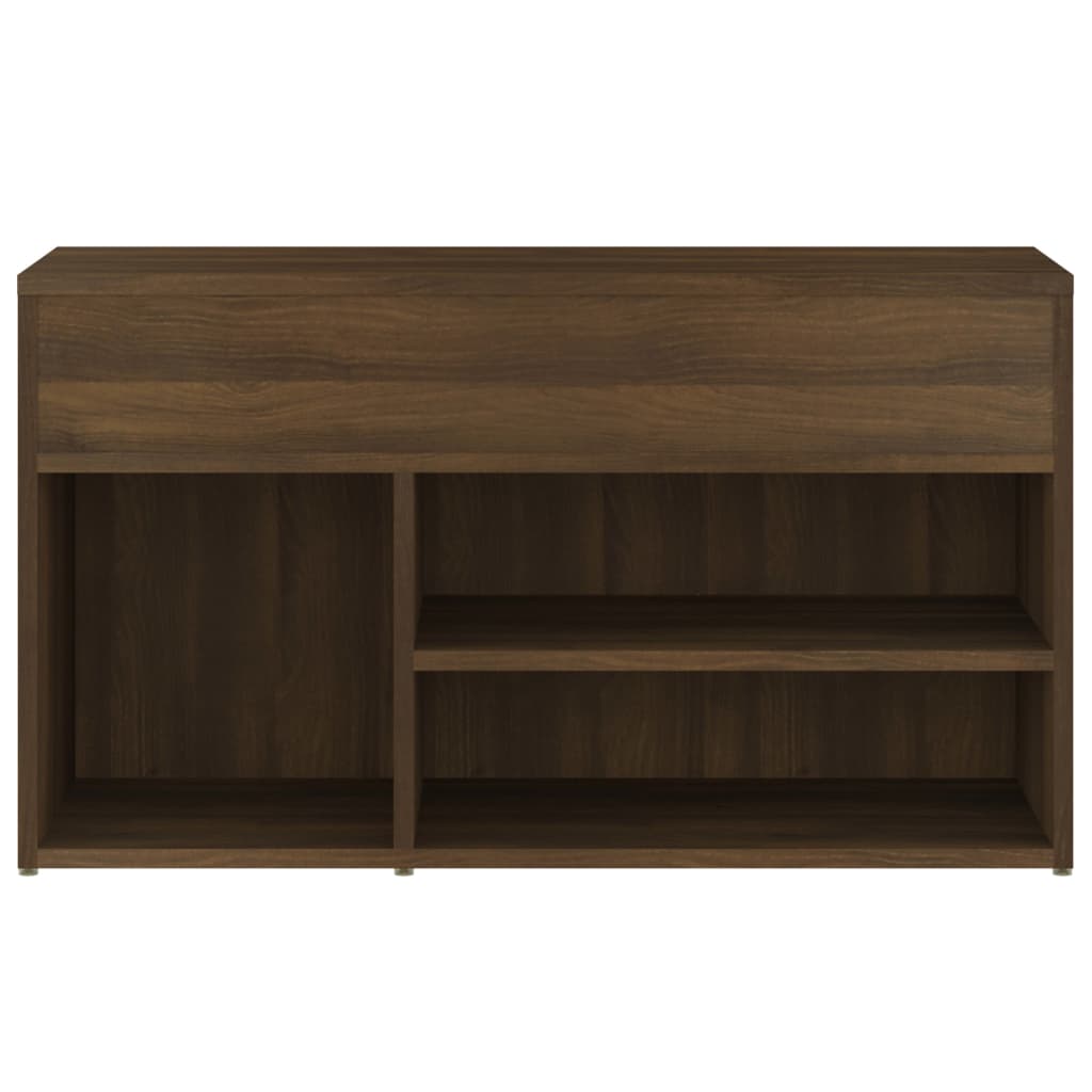 Scarpiera Rovere Marrone 80x30x45 cm in Legno Multistrato - homemem39