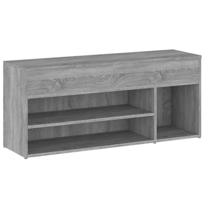Scarpiera Grigio Sonoma 105x30x45 cm in Legno Multistrato - homemem39