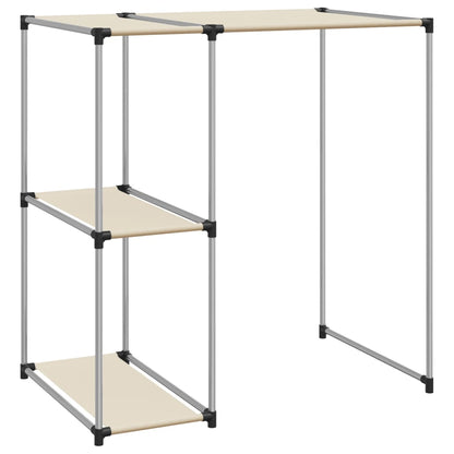 Rastrelliera per Lavatrice Crema 87x55x90,5 cm Ferro - homemem39