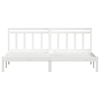 Giroletto Bianco 180x200 cm Super King in Legno Massello | homemem39