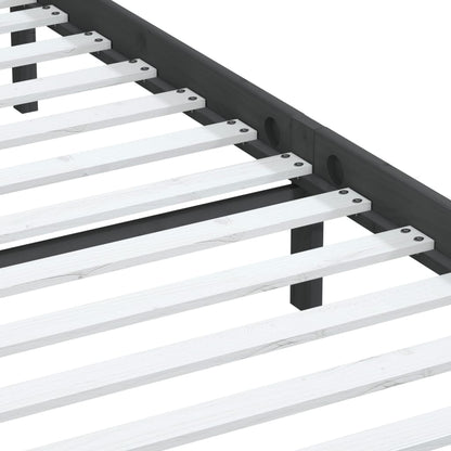 Giroletto Grigio in Legno Massello di Pino 200x200 cm | homemem39
