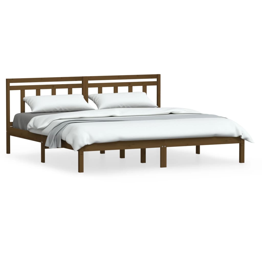 Giroletto Ambra senza Materasso in Legno di Pino 200x200 cm | homemem39