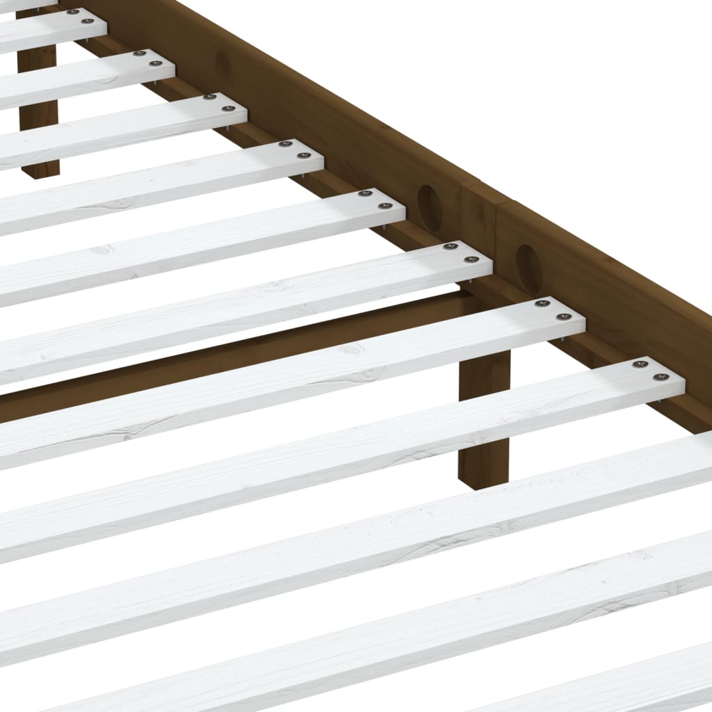 Giroletto Ambra senza Materasso in Legno di Pino 200x200 cm | homemem39