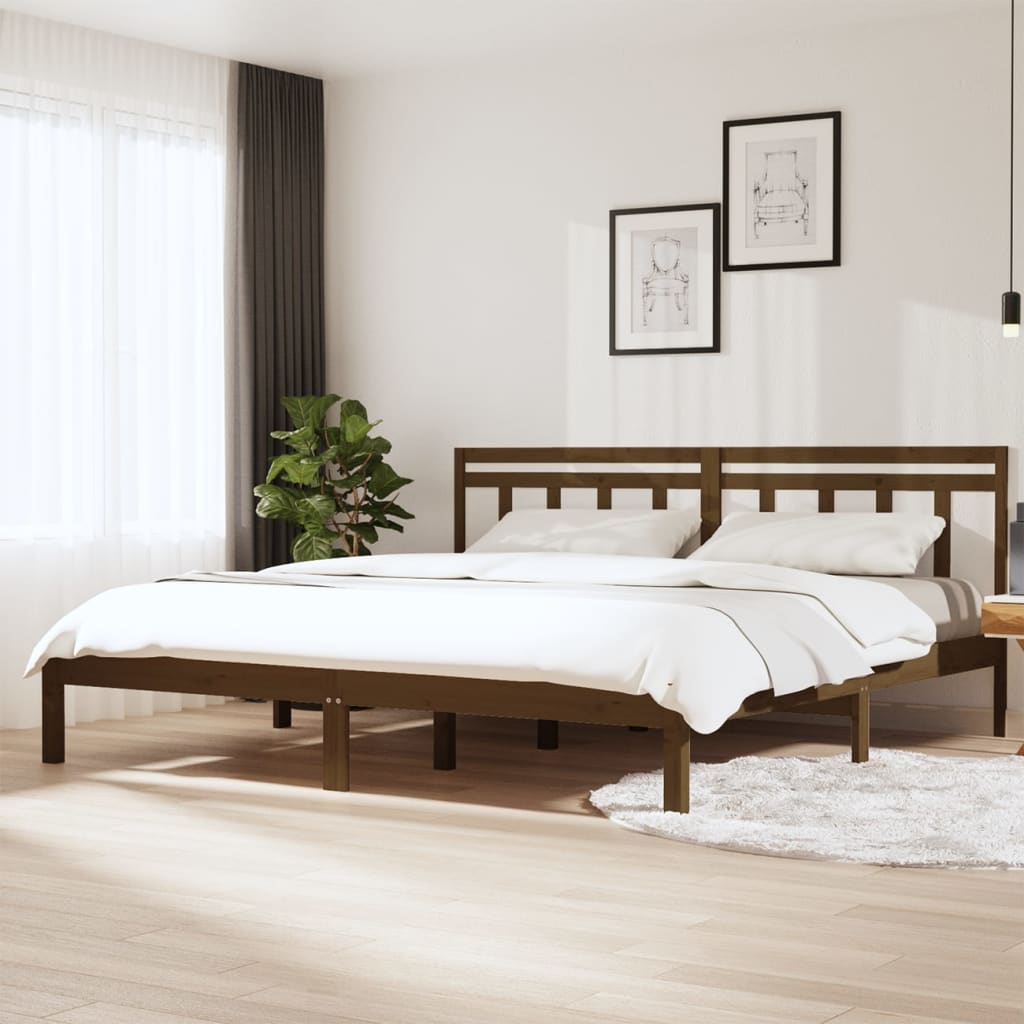 Giroletto Ambra senza Materasso in Legno di Pino 200x200 cm | homemem39