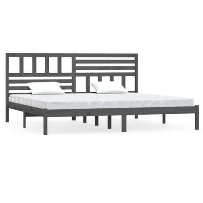 Giroletto Grigio in Legno Massello di Pino 200x200 cm | homemem39