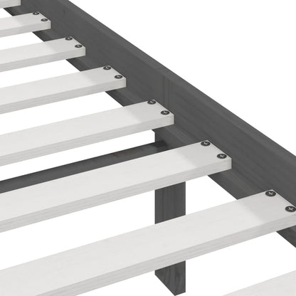 Giroletto Grigio in Legno Massello di Pino 200x200 cm | homemem39