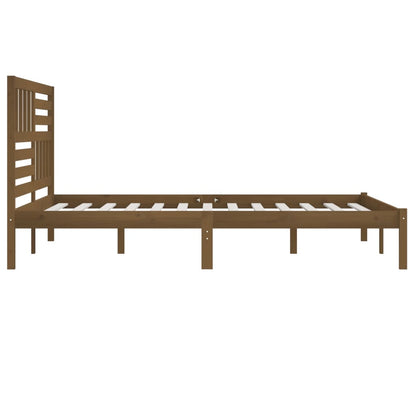 Giroletto senza Materasso Ambra in Legno di Pino 200x200 cm | homemem39