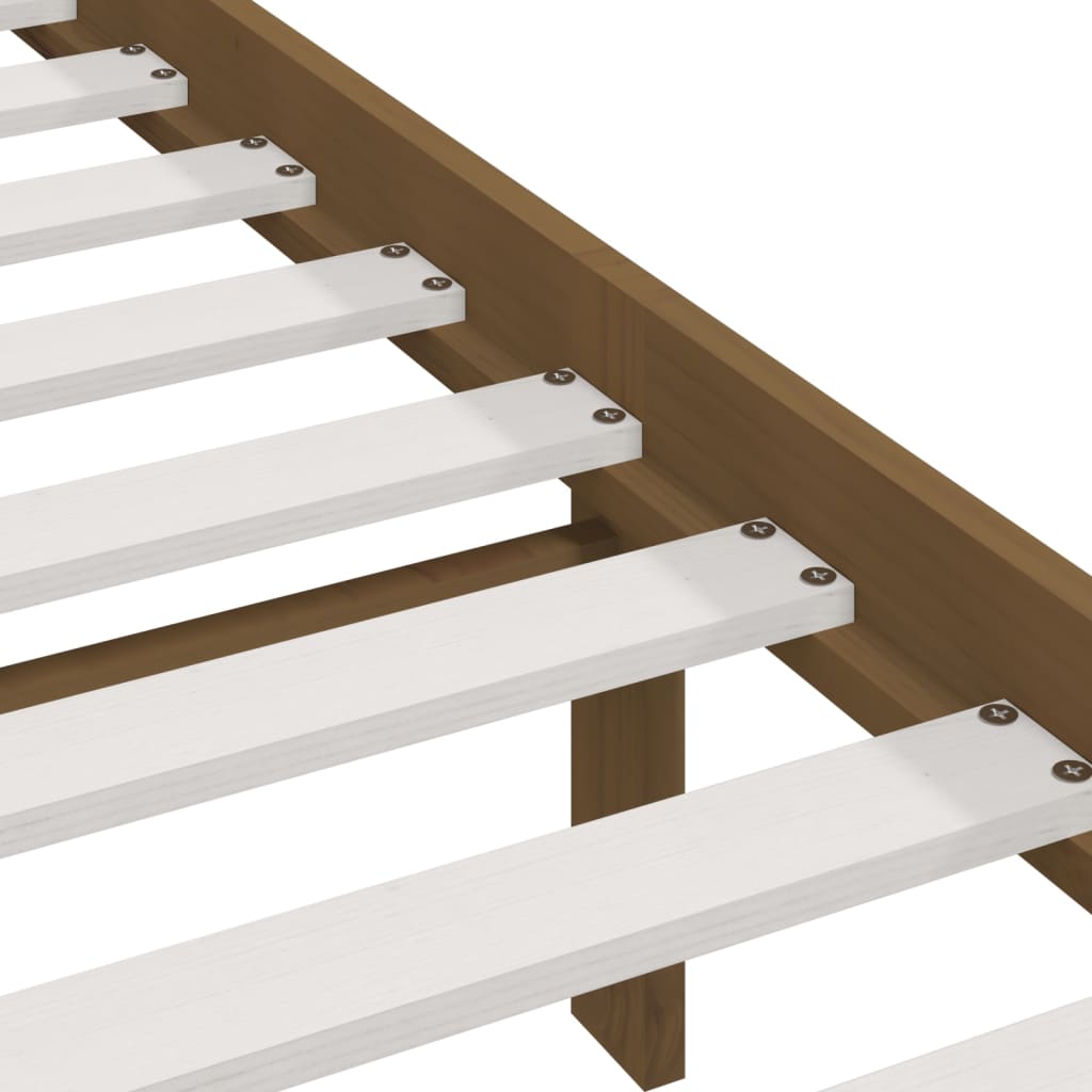 Giroletto senza Materasso Ambra in Legno di Pino 200x200 cm | homemem39