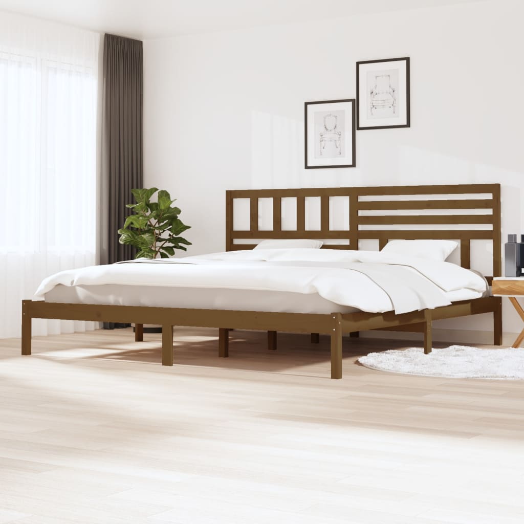 Giroletto senza Materasso Ambra in Legno di Pino 200x200 cm | homemem39