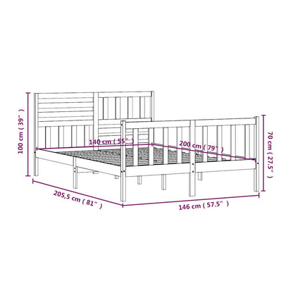 Giroletto in Legno Massello 140x200 cm | homemem39