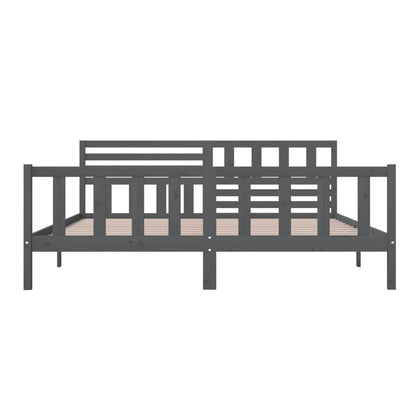 Giroletto Grigio in Legno Massello 200x200 cm | homemem39