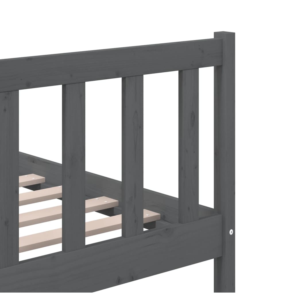 Giroletto Grigio in Legno Massello 200x200 cm | homemem39