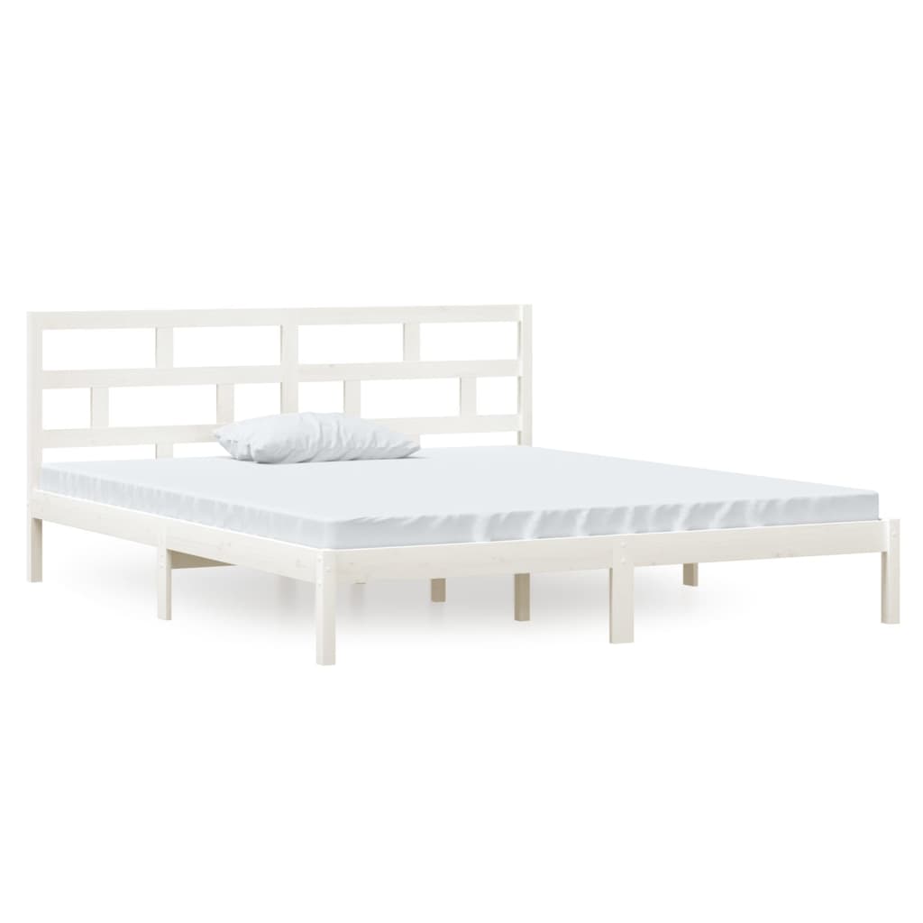 Giroletto Bianco 135x190 cm Double in legno Massello | homemem39