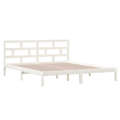 Giroletto Bianco 135x190 cm Double in legno Massello | homemem39