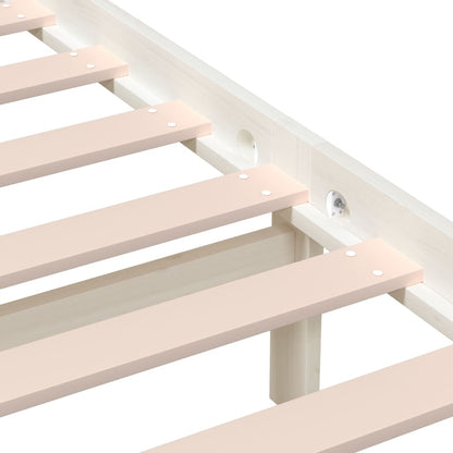 Giroletto Bianco 135x190 cm Double in legno Massello | homemem39