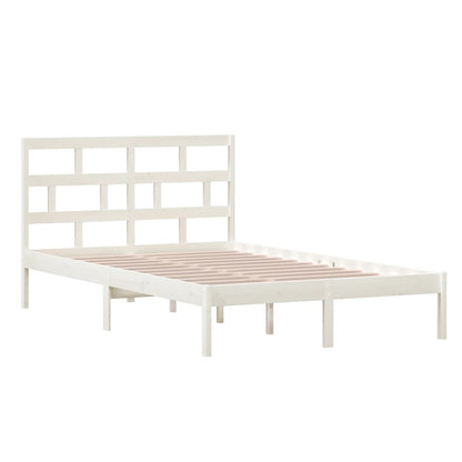 Giroletto Bianco in Legno Massello di Pino 120x200 cm | homemem39