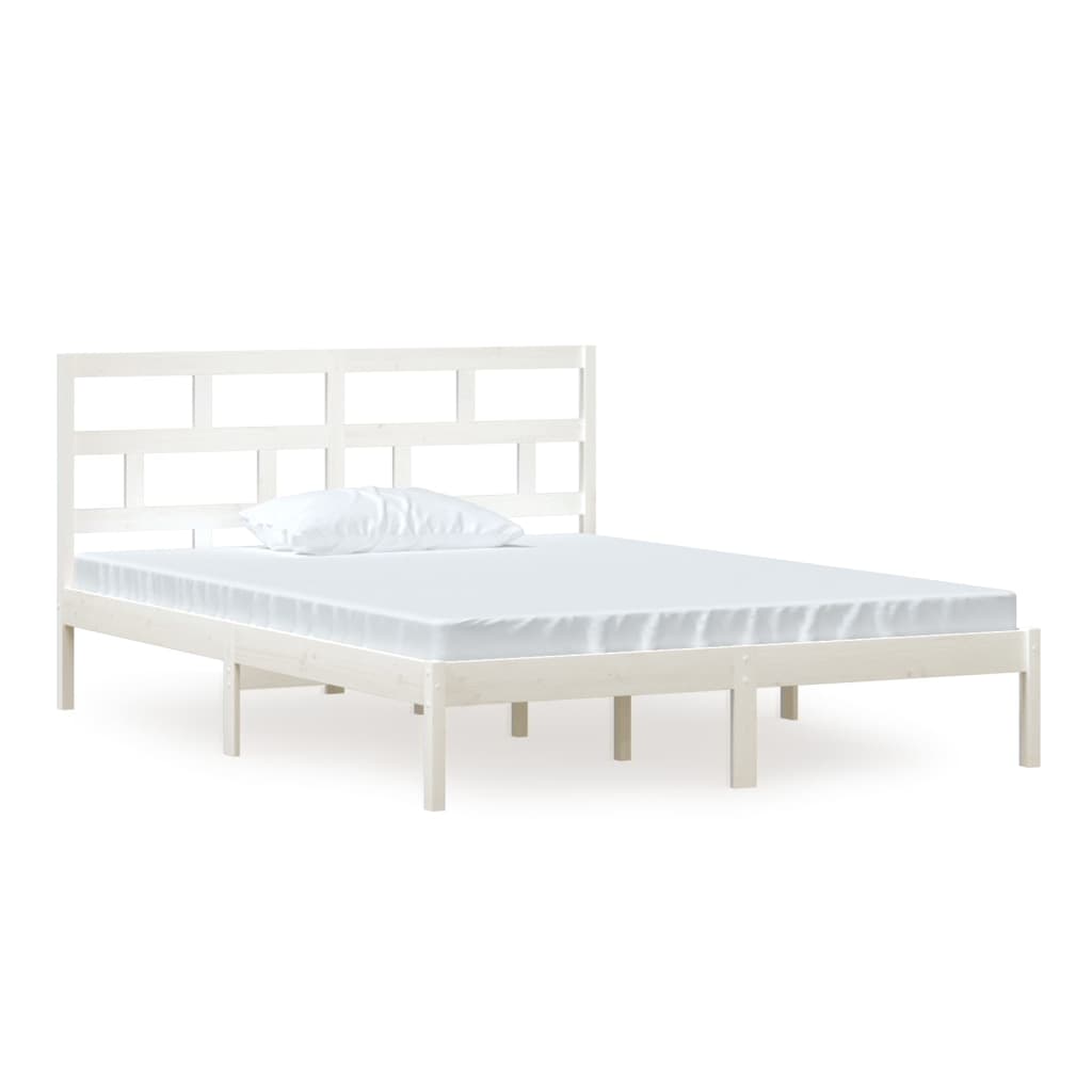 Giroletto Bianco 150x200 cm King in Legno Massello | homemem39