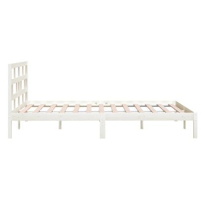 Giroletto Bianco 180x200 cm Super King in Legno Massello | homemem39