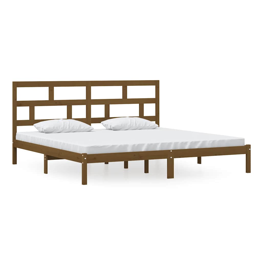 Giroletto Ambra senza Materasso in Legno di Pino 200x200 cm | homemem39