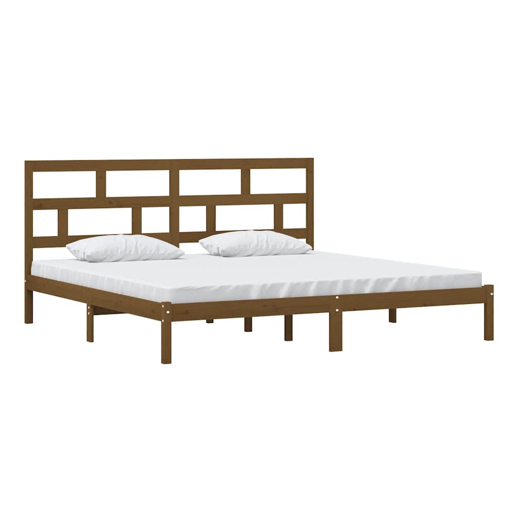 Giroletto Ambra senza Materasso in Legno di Pino 200x200 cm | homemem39
