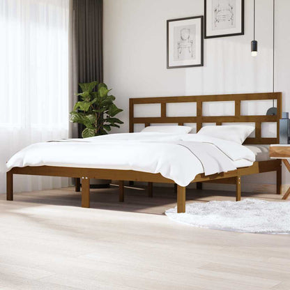 Giroletto Ambra senza Materasso in Legno di Pino 200x200 cm | homemem39
