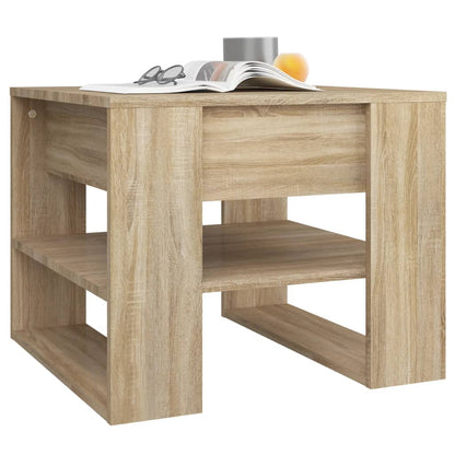 Tavolino Salotto Rovere Sonoma 55,5x55x45 cm Legno Multistrato | homemem39