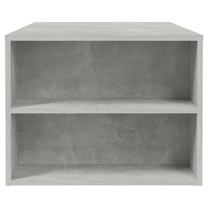 Tavolino Salotto Grigio Cemento 102x55x42 cm Legno Compensato | homemem39