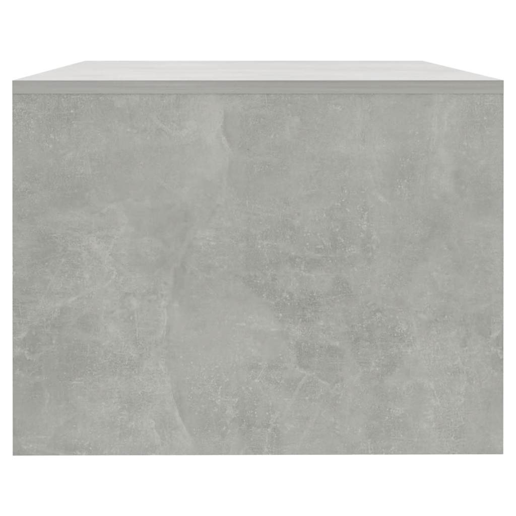 Tavolino Salotto Grigio Cemento 102x55x42 cm Legno Compensato | homemem39