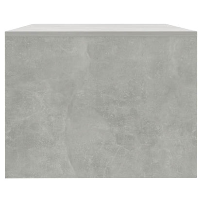 Tavolino Salotto Grigio Cemento 102x55x42 cm Legno Compensato | homemem39