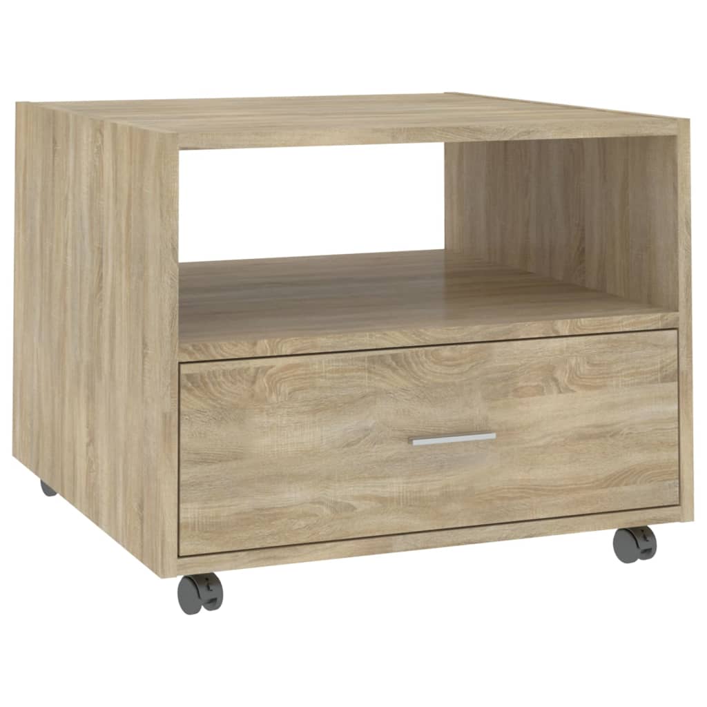 Tavolino da Salotto Rovere Sonoma 55x55x40 cm Legno Multistrato | homemem39