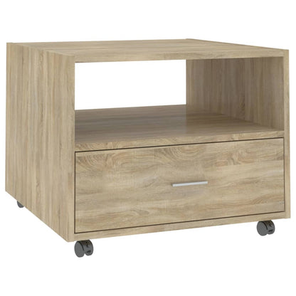 Tavolino da Salotto Rovere Sonoma 55x55x40 cm Legno Multistrato | homemem39