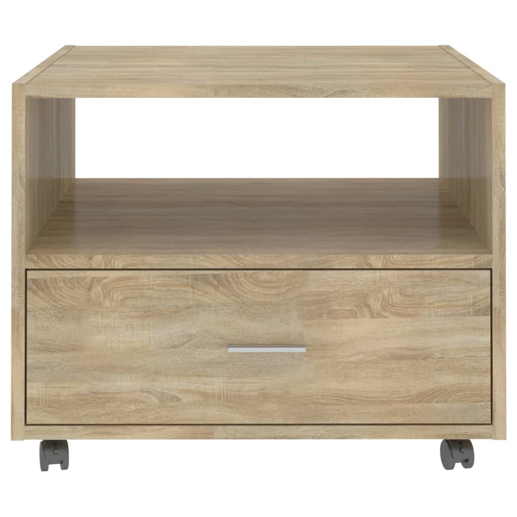 Tavolino da Salotto Rovere Sonoma 55x55x40 cm Legno Multistrato | homemem39