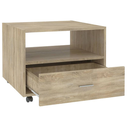 Tavolino da Salotto Rovere Sonoma 55x55x40 cm Legno Multistrato | homemem39