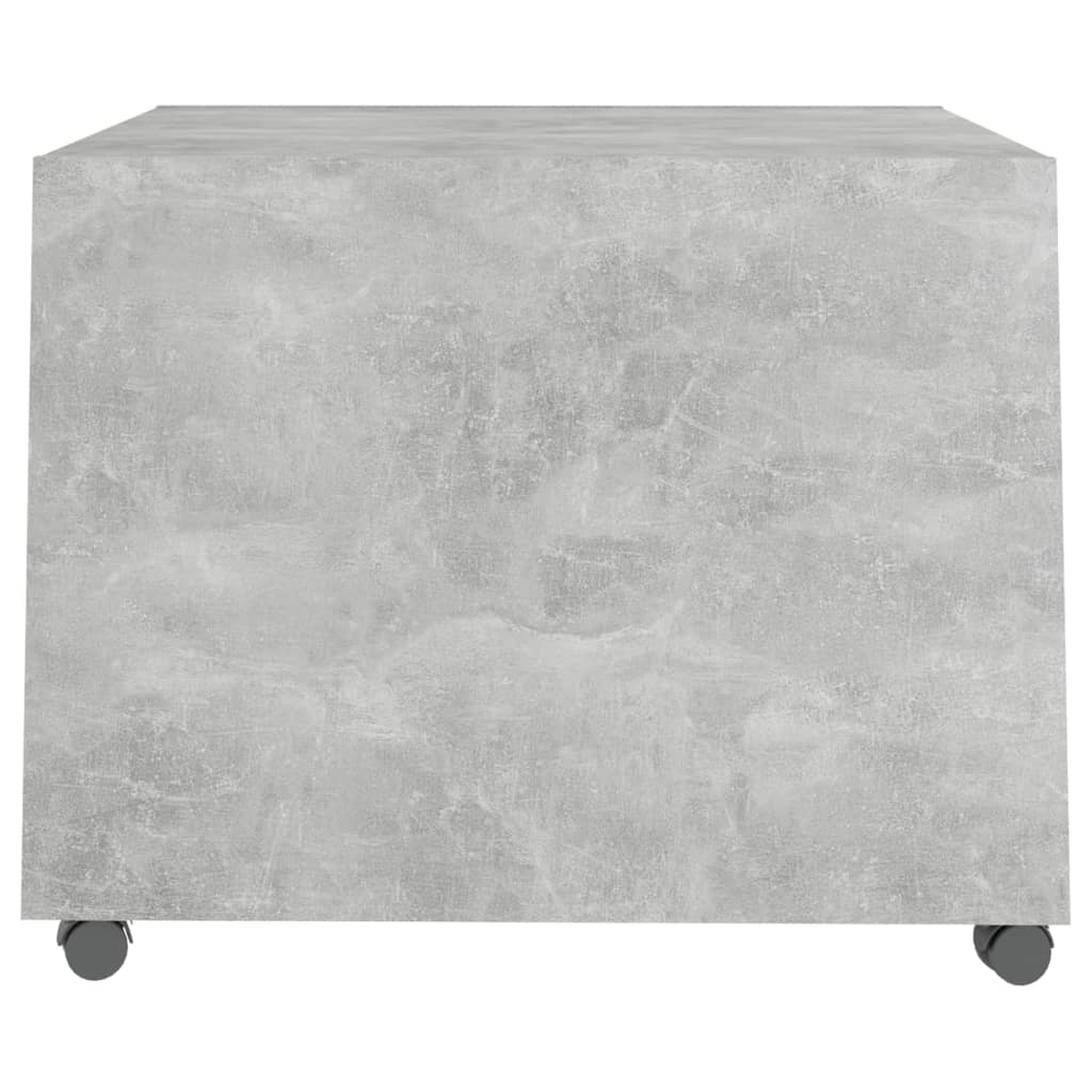 Tavolino Salotto Grigio Cemento 55x55x40 cm Legno Multistrato | homemem39