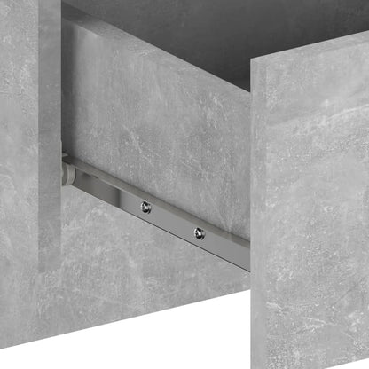 Comodini a Muro 2 pz Grigio Cemento - homemem39