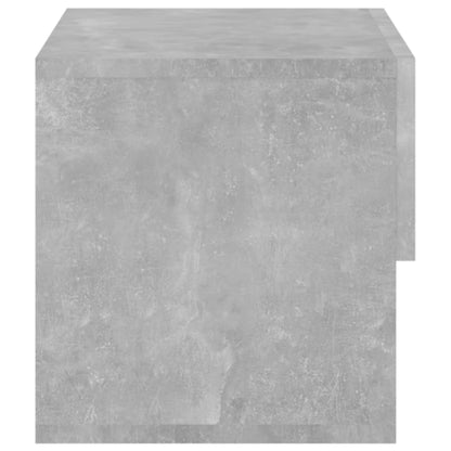 Comodini a Muro 2 pz Grigio Cemento - homemem39