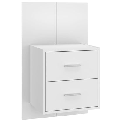 Comodino a Parete Bianco - homemem39