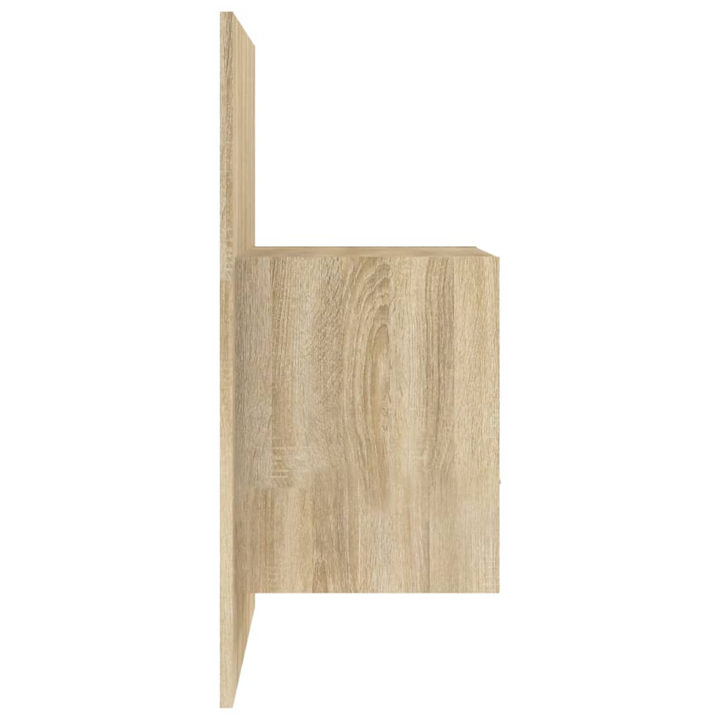 Comodini a Muro 2 pz Rovere Sonoma