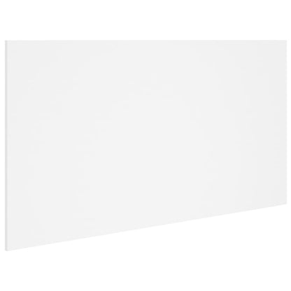 Testiera per Letto Bianca 160x1,5x80 cm in Legno Multistrato - homemem39