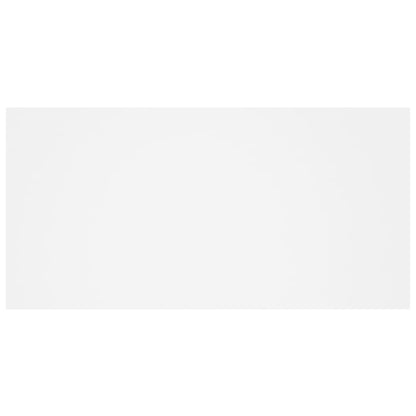 Testiera per Letto Bianca 160x1,5x80 cm in Legno Multistrato - homemem39