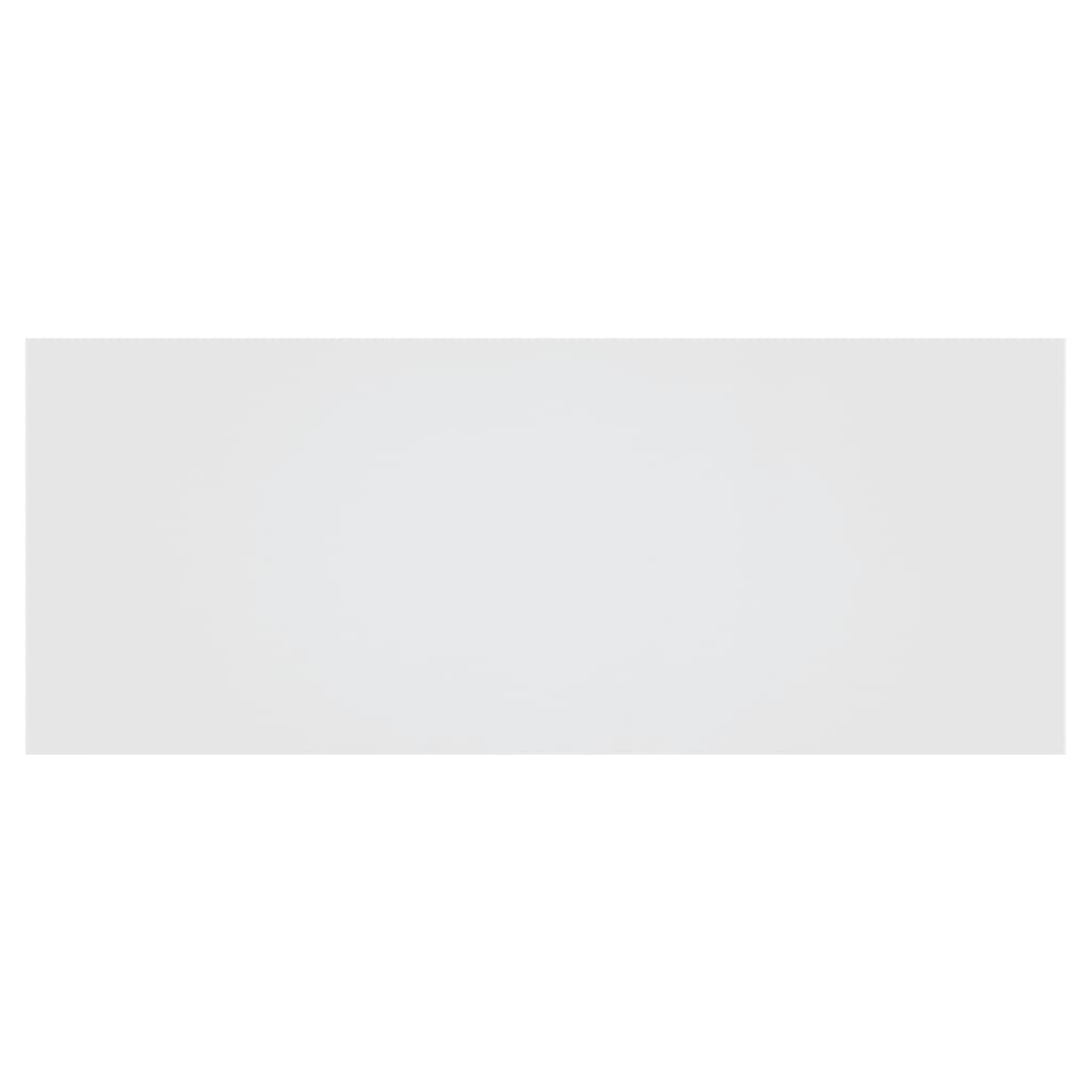 Testiera per Letto Bianca 200x1,5x80 cm in Legno Multistrato - homemem39