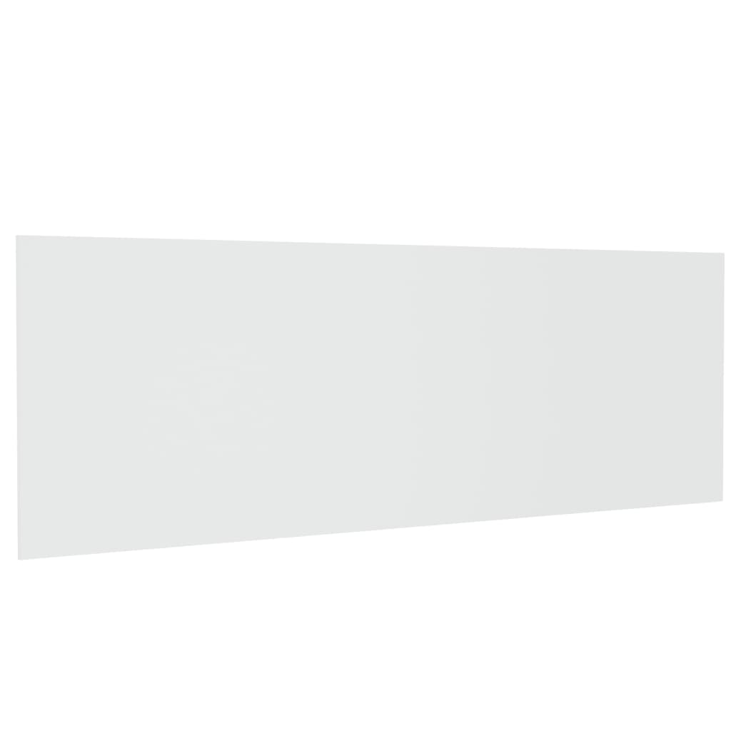 Testiera per Letto Bianca 240x1,5x80 cm in Legno Ingegnerizzato - homemem39