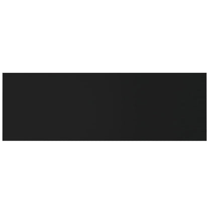 Testiera per Letto Nera 240x1,5x80 cm in Legno Ingegnerizzato - homemem39