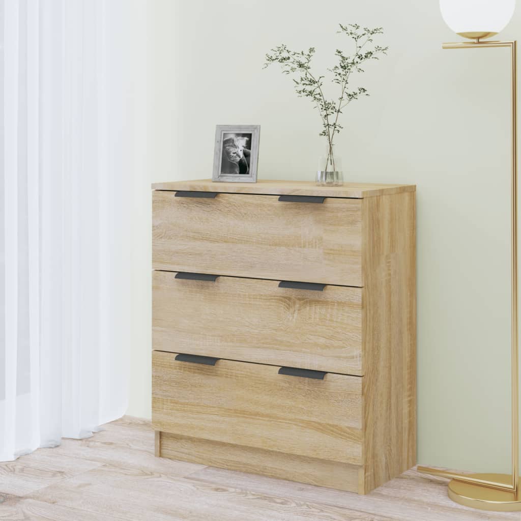 Credenza Rovere Sonoma 60x30x70 cm in Legno Multistrato - homemem39
