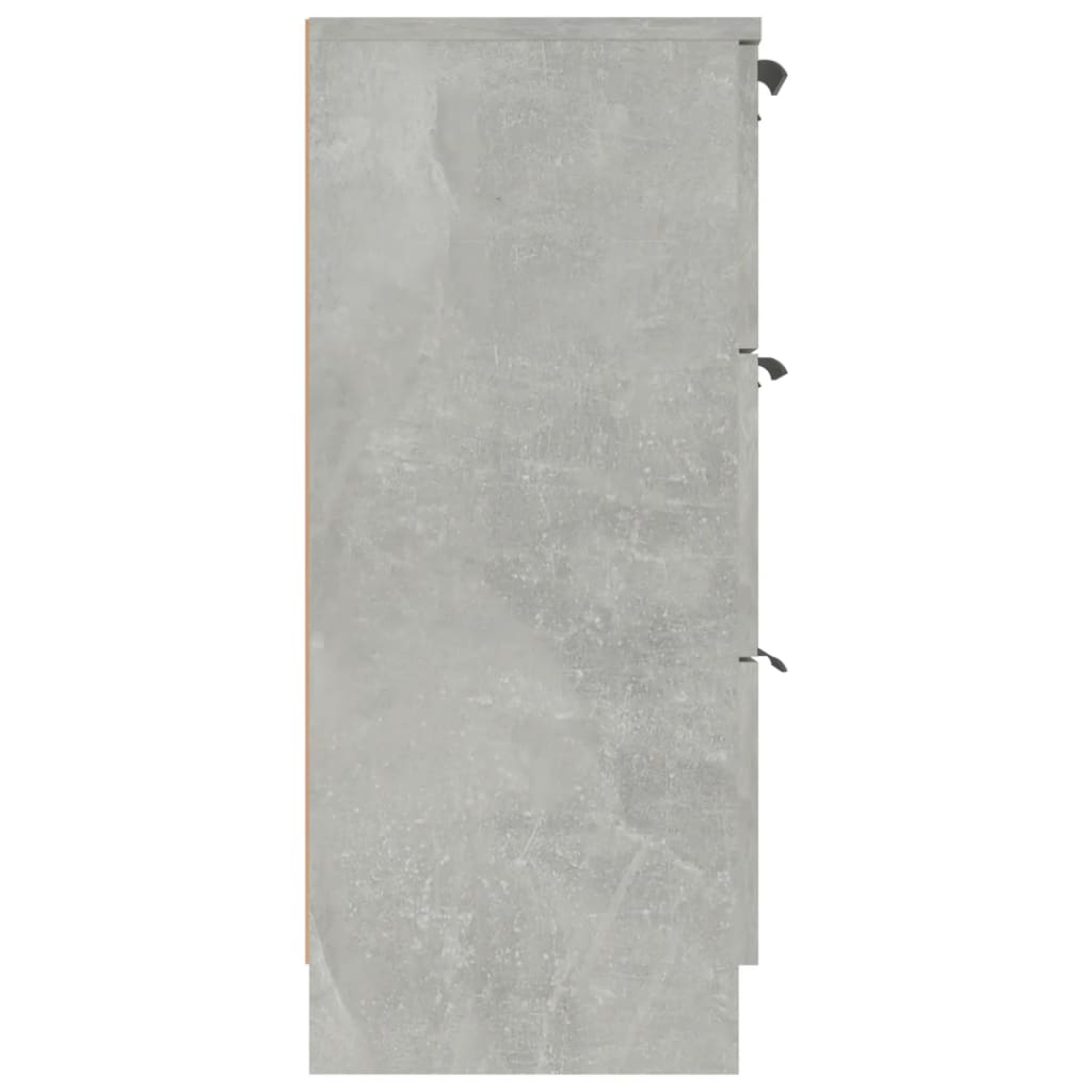 Credenza Grigio Cemento 60x30x70 cm in Legno Multistrato