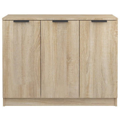 Credenza Rovere Sonoma 90,5x30x70 cm in Legno Multistrato - homemem39