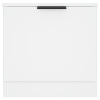 Comodini 2 pz Bianco Lucido 40x39x40 cm - homemem39