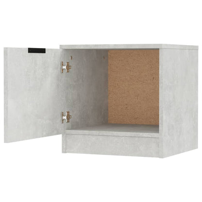 Comodino Grigio Cemento 40x39x40 cm - homemem39